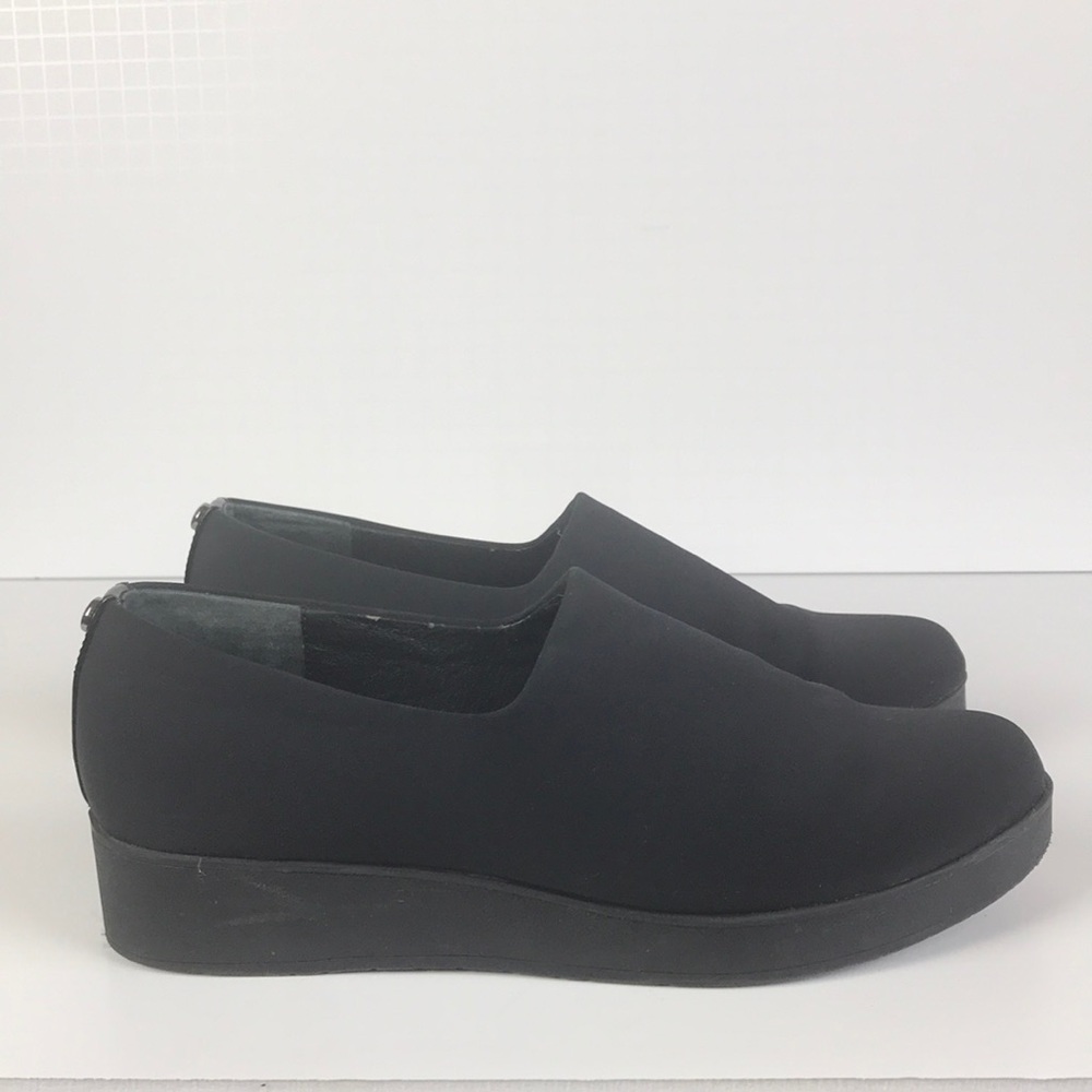 Donald J Pliner black Vilaa platform slip on shoes